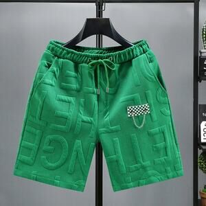 Men’s Knitted Shorts – Comfy Elastic Waist, Breathable Plus-Size Fit